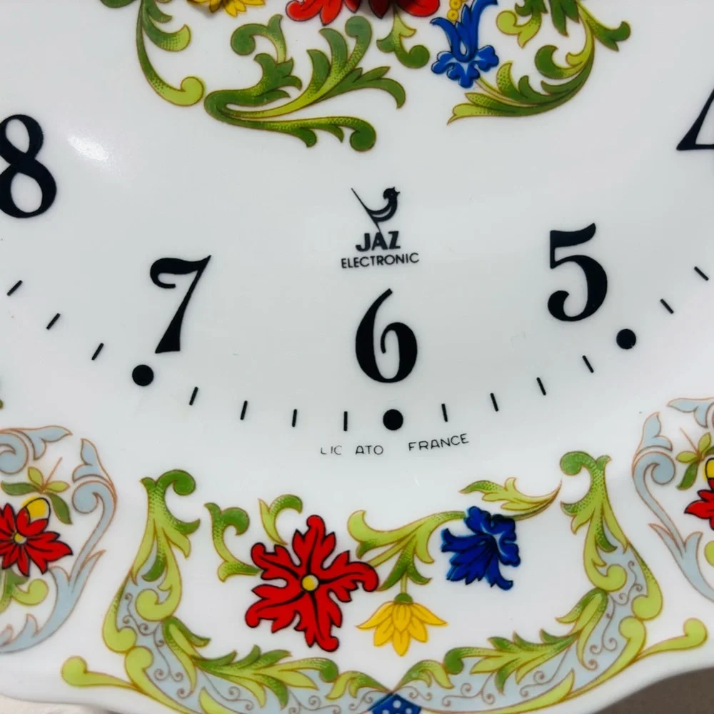 Vintage❤️Rare❤️Jax Limoges China Porcelain Wall Clock - Picture 5 of 7